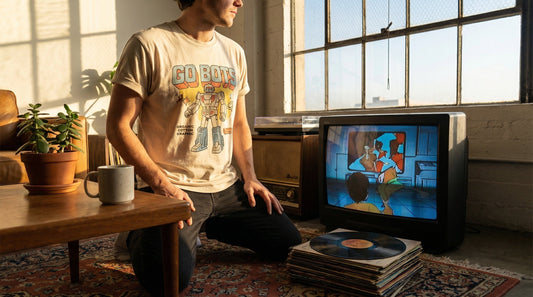 Go Bots - organic cotton t-shirt - Lifestyle image