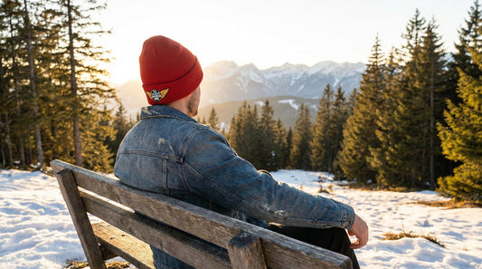 The Greatest American Hero Beanie - Retro 80s TV Show Winter Hat - Lifestyle image