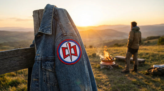 The Greatest American Hero v2 (Red Border) - Embroidered patches - Lifestyle image