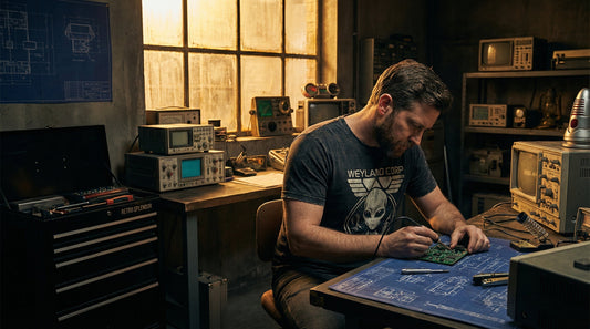 Join the Crew: Weyland Corp Alien Tee - Lifestyle image