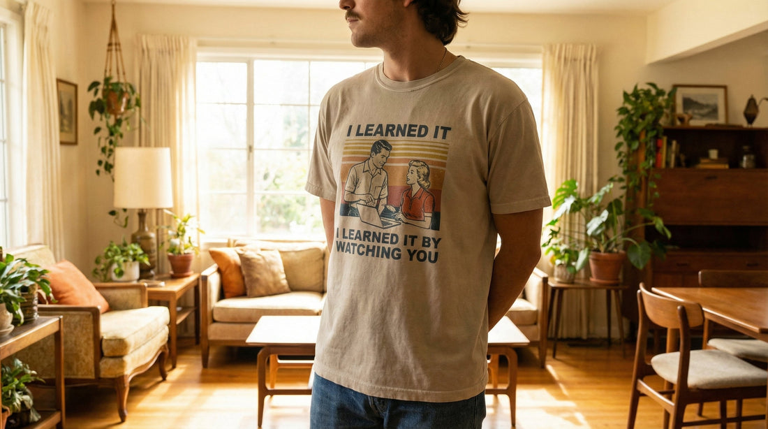 I Learned It By Watching You - organic cotton t-shirt - Lifestyle image