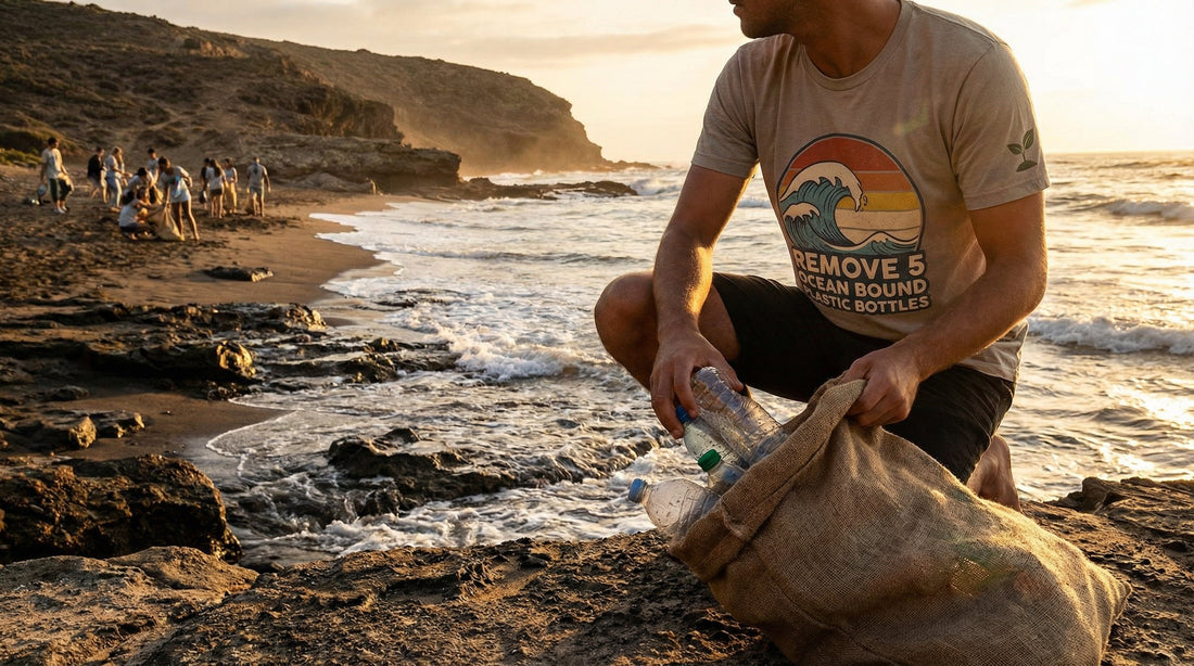Remove 5 ocean bound plastic bottles - Lifestyle image