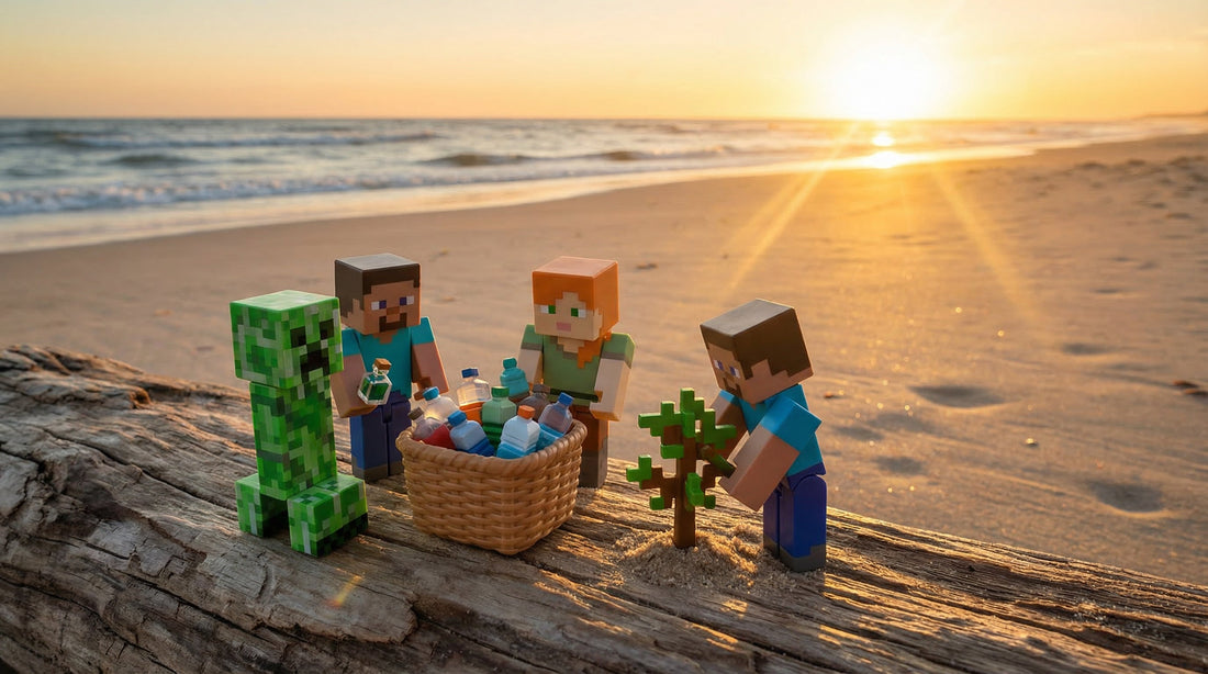 Remove 5 Ocean Plastic Bottles — Minecraft Beach Cleanup Impact - Lifestyle image