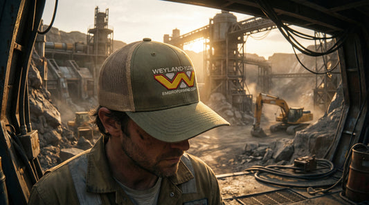 Retro Style Weyland-Yutani Corp Alien Trucker Cap - Lifestyle image