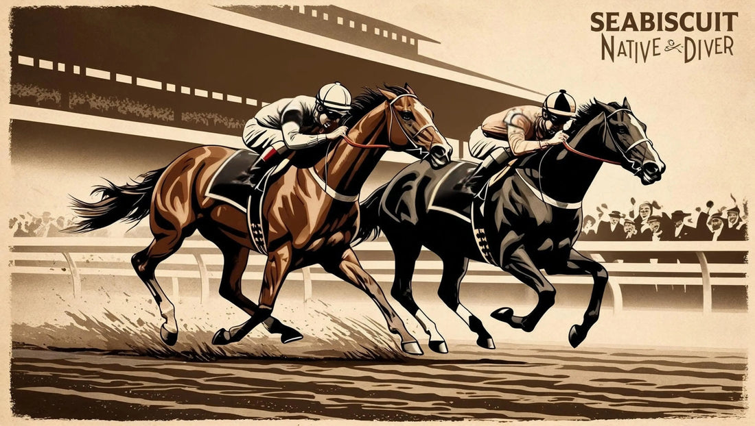 Race of Legends - Seabiscuit vs Native Diver - Retro Splendor