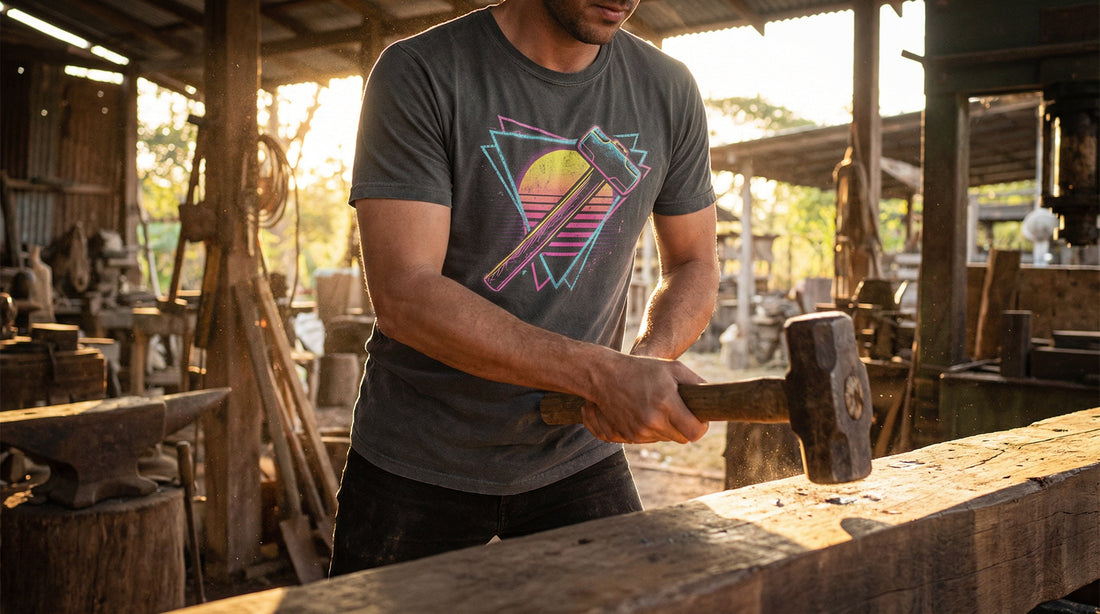 Sledgehammer - organic cotton t-shirt - Lifestyle image