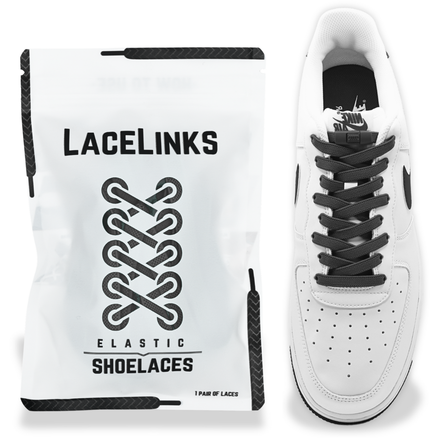Flat Elastic Shoelaces