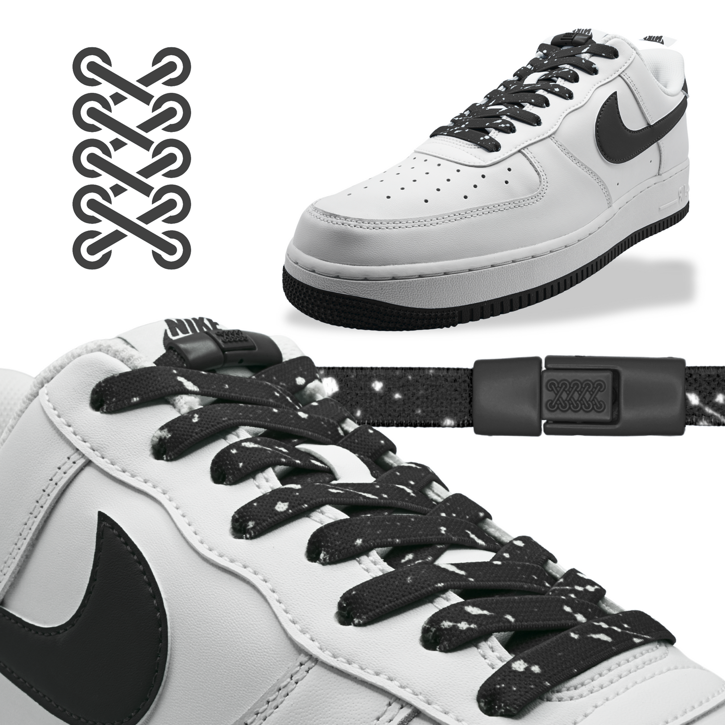 Flat Elastic Shoelaces