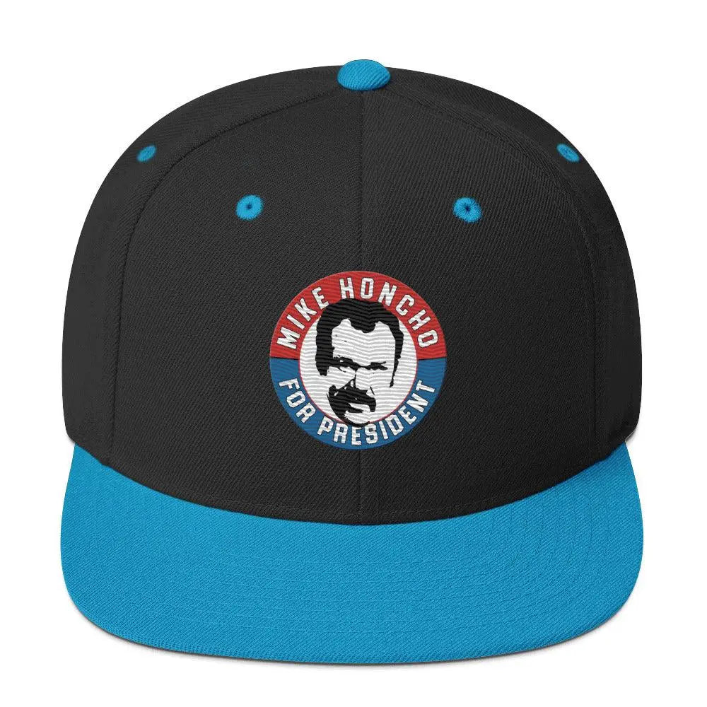 Mike Honcho - Snapback Hat by Retro Splendor Tags: funny, hat, humor, mike honcho, original, Printful, retro, snap back, talladega nights, vintage RetroSplendor Apparel