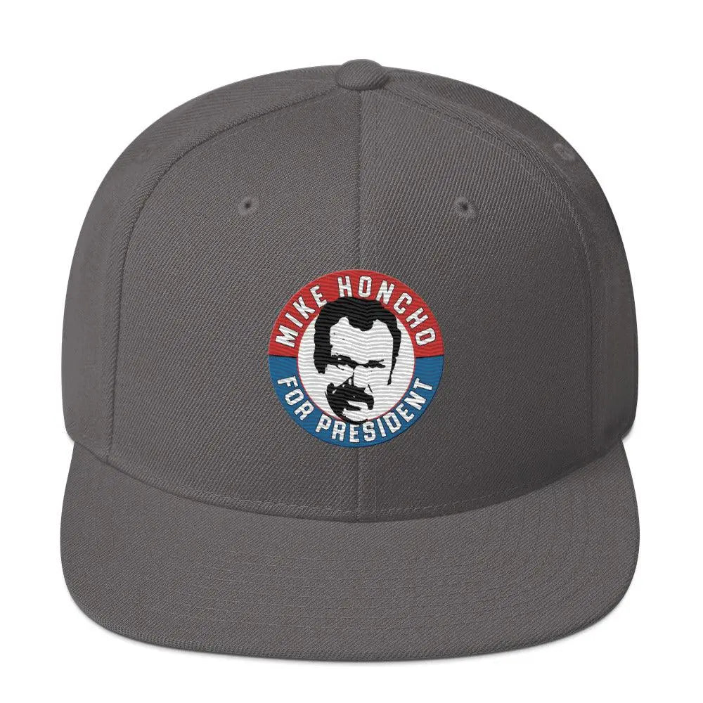 Mike Honcho - Snapback Hat by Retro Splendor Tags: funny, hat, humor, mike honcho, original, Printful, retro, snap back, talladega nights, vintage RetroSplendor Apparel