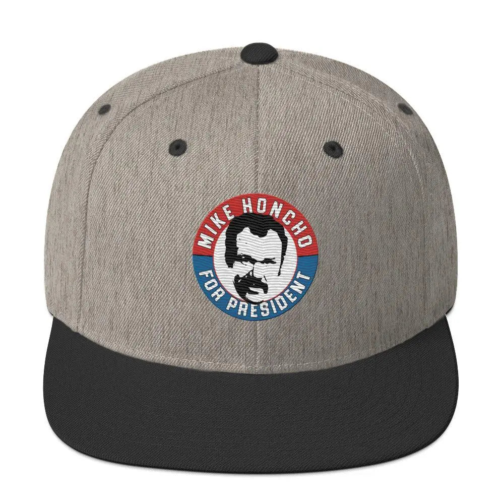 Mike Honcho - Snapback Hat by Retro Splendor Tags: funny, hat, humor, mike honcho, original, Printful, retro, snap back, talladega nights, vintage RetroSplendor Apparel