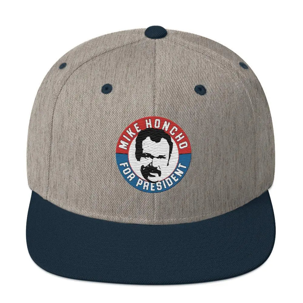 Mike Honcho - Snapback Hat by Retro Splendor Tags: funny, hat, humor, mike honcho, original, Printful, retro, snap back, talladega nights, vintage RetroSplendor Apparel