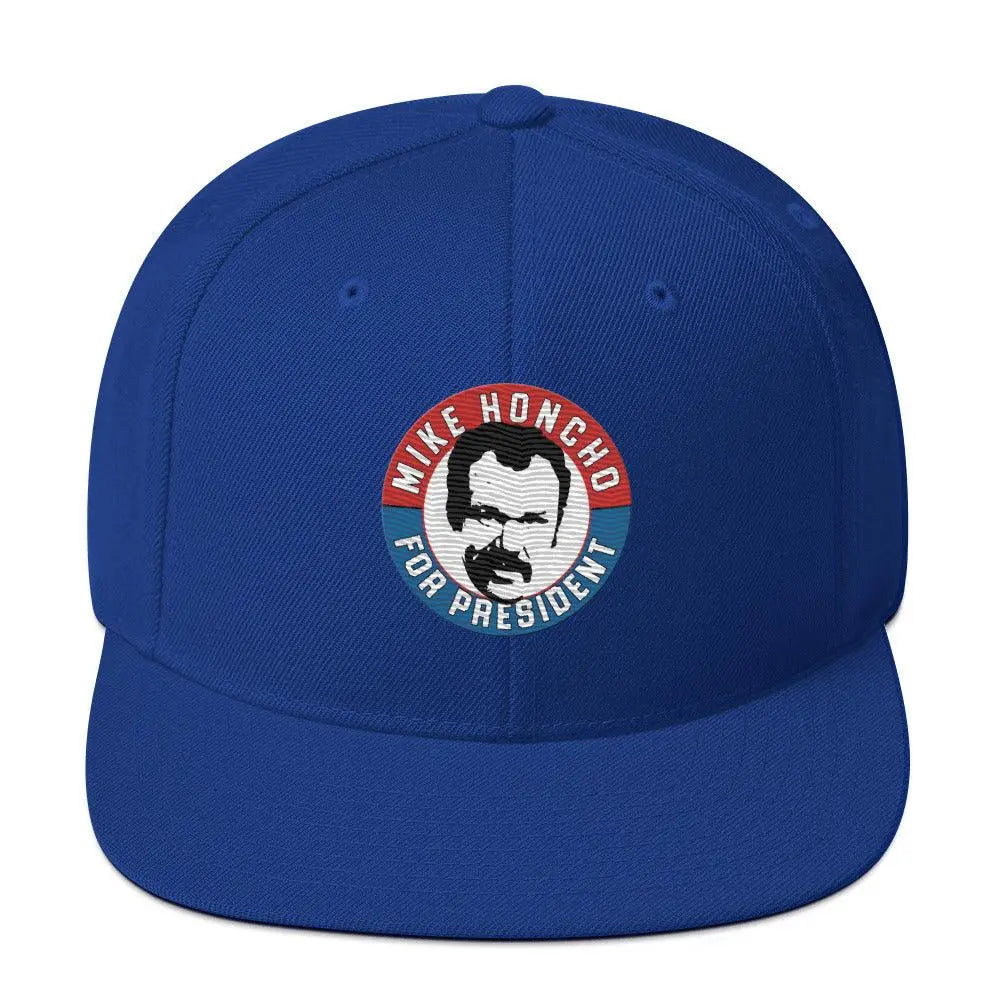 Mike Honcho - Snapback Hat by Retro Splendor Tags: funny, hat, humor, mike honcho, original, Printful, retro, snap back, talladega nights, vintage RetroSplendor Apparel