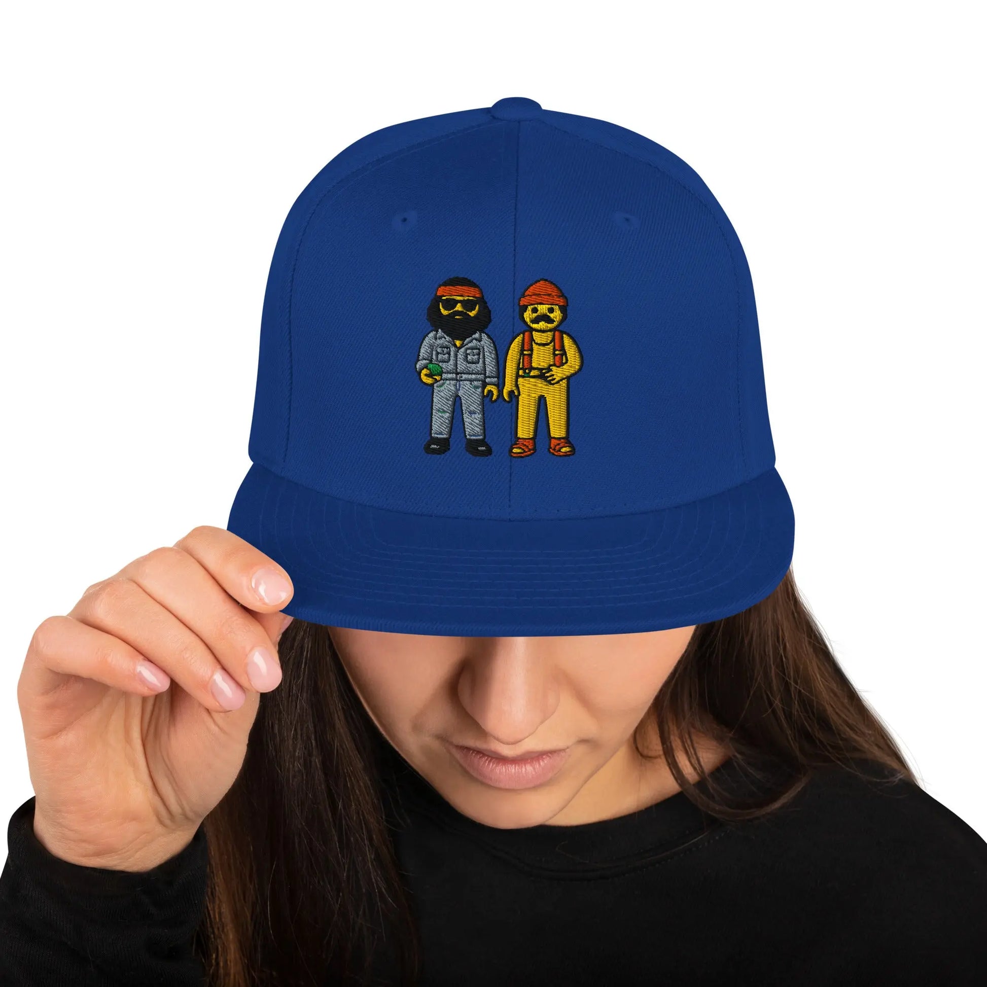 Cheech and Chong - Snapback Hat by Yupoong Tags: 70s, 80s, cheech and chong, graphic, hat, original, Printful, retro, snapback, unisex, vintage RetroSplendor Apparel