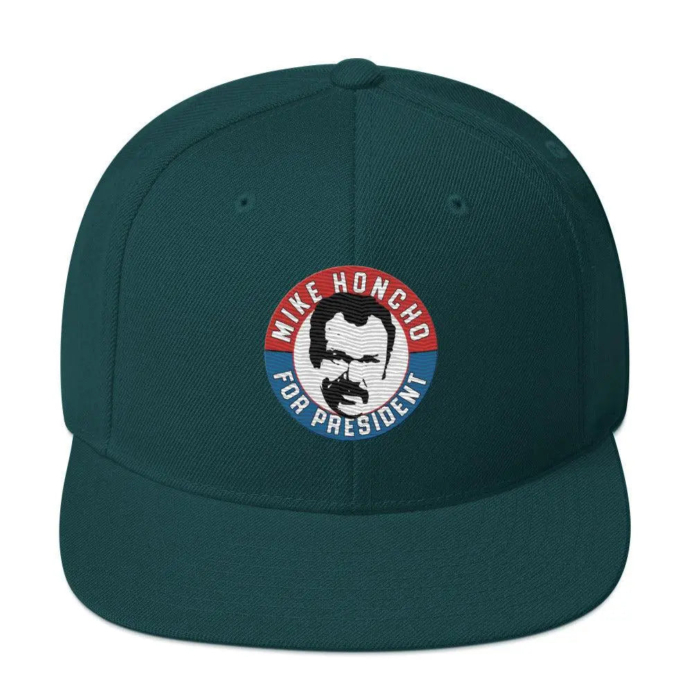 Mike Honcho - Snapback Hat by Retro Splendor Tags: funny, hat, humor, mike honcho, original, Printful, retro, snap back, talladega nights, vintage RetroSplendor Apparel