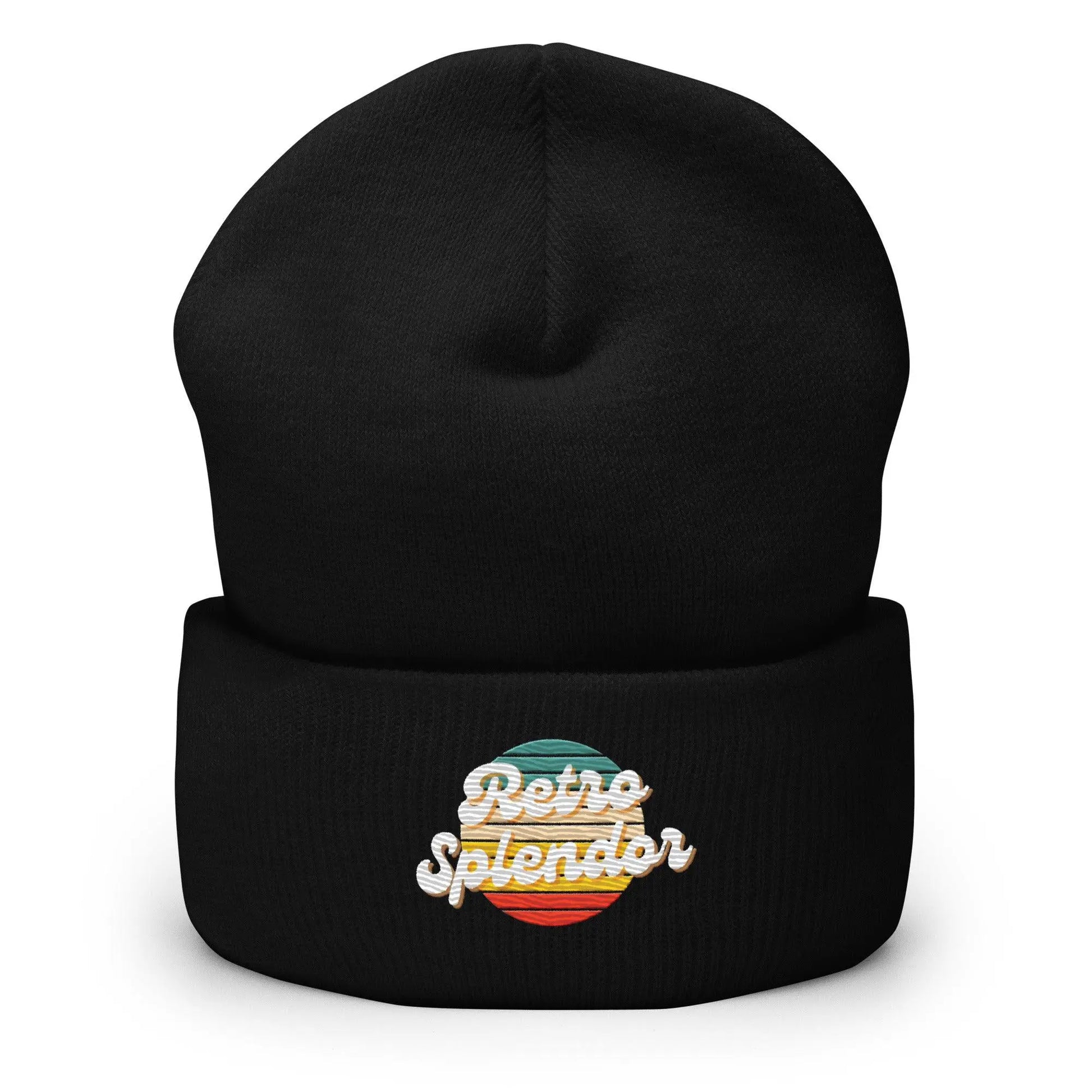 Retro Splendor Logo - Cuffed Beanie by Yupoong Tags: beanie, graphic, logo, original, retro, retrosplendor, vintage vibe RetroSplendor Apparel
