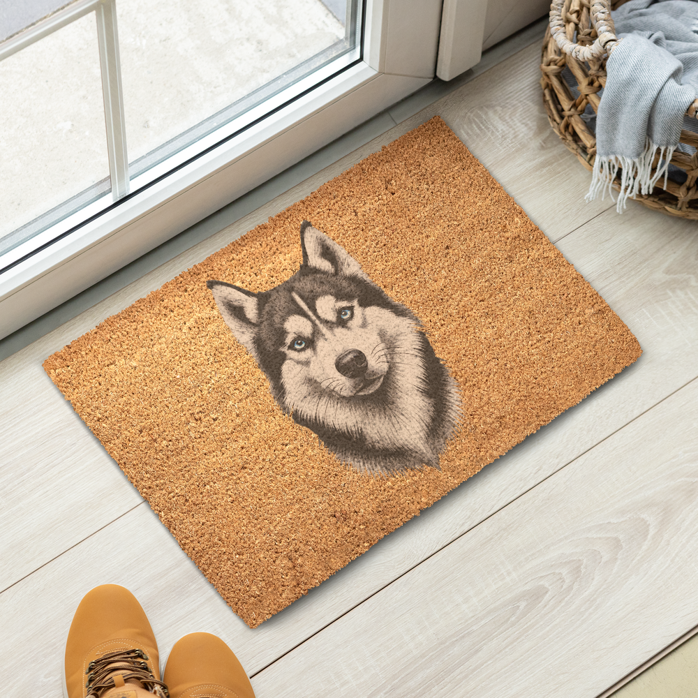 Siberian Husky - Coir doormat