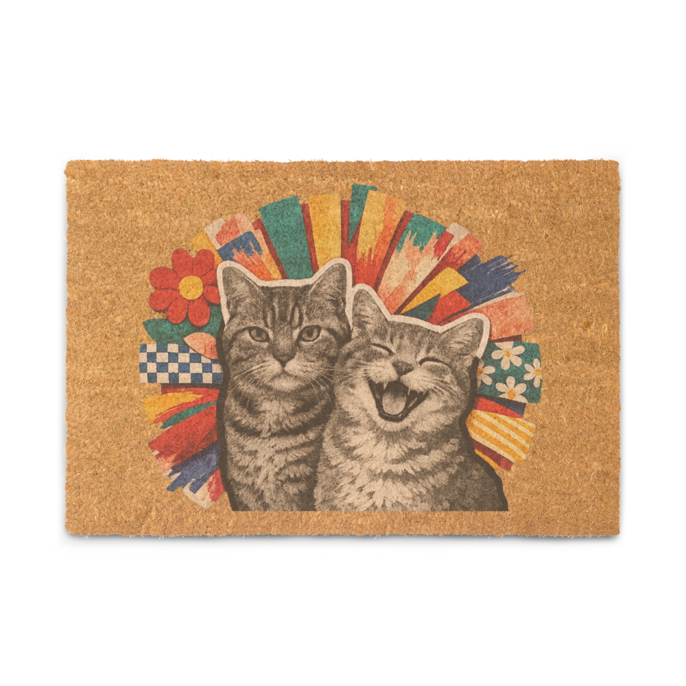 Expressive Cats - Coir doormat