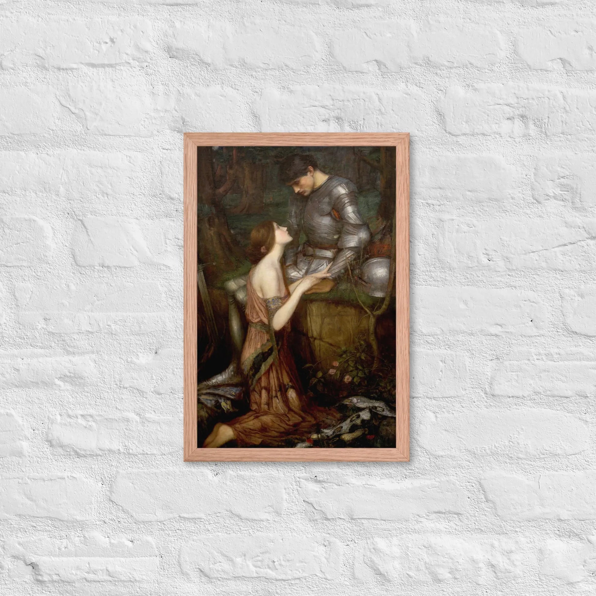 John Waterhouse Lamia - Framed poster by Retro Splendor Tags: framed, john waterhouse, lamia, painting, poster, Printful, retro, vintage RetroSplendor Apparel