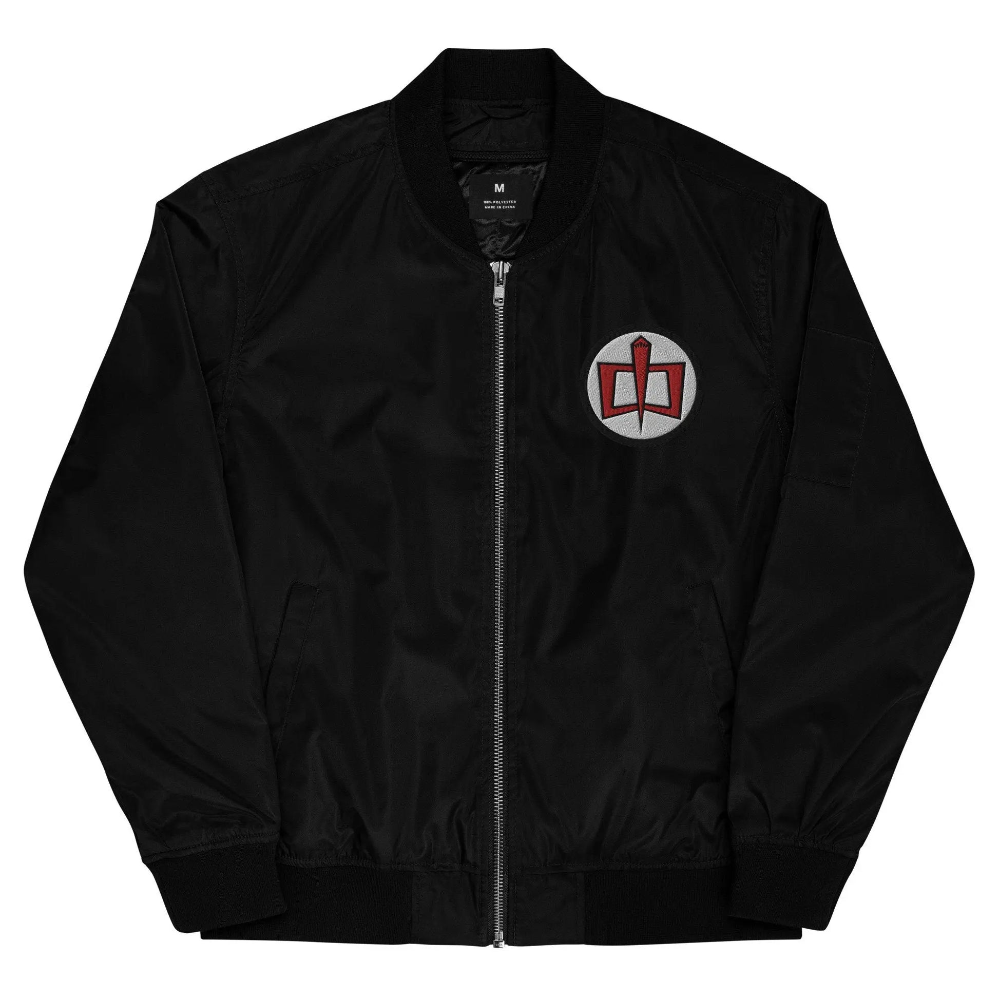 Vintage-Inspired Greatest American Hero Eco-Friendly Bomber Jacket with Iconic Logo