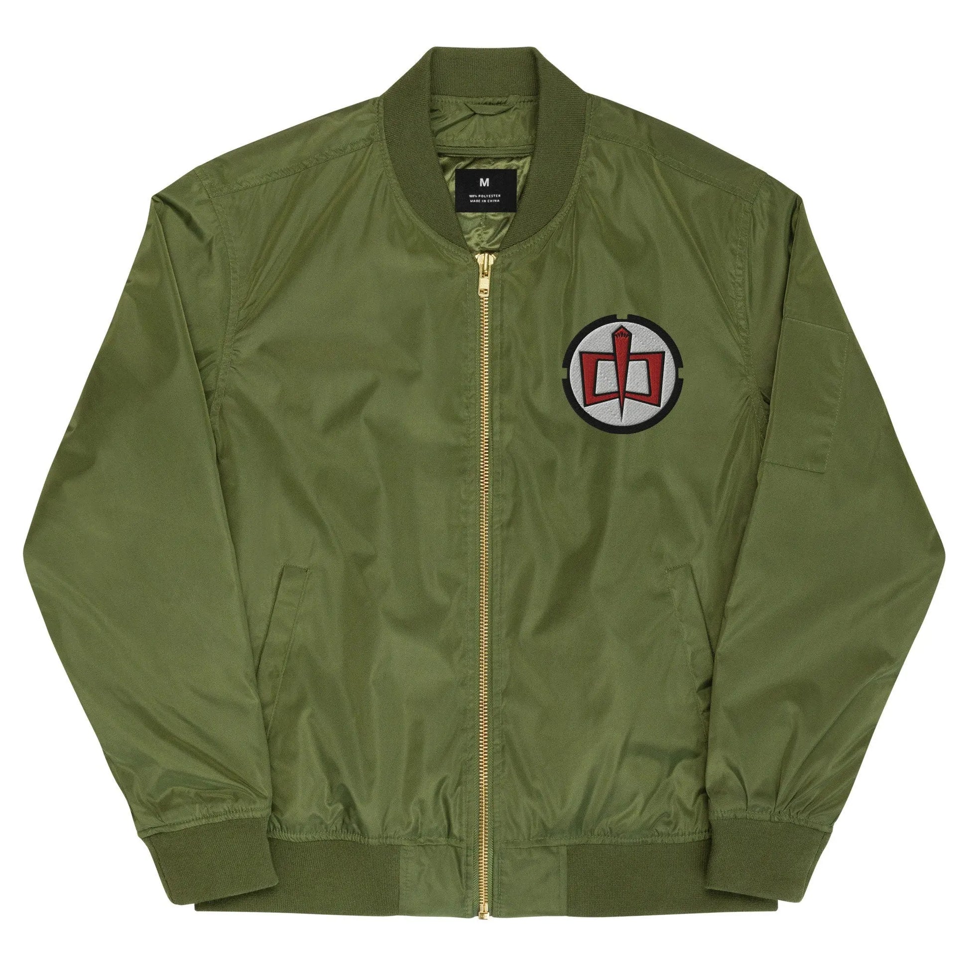 Vintage-Inspired Greatest American Hero Eco-Friendly Bomber Jacket with Iconic Logo