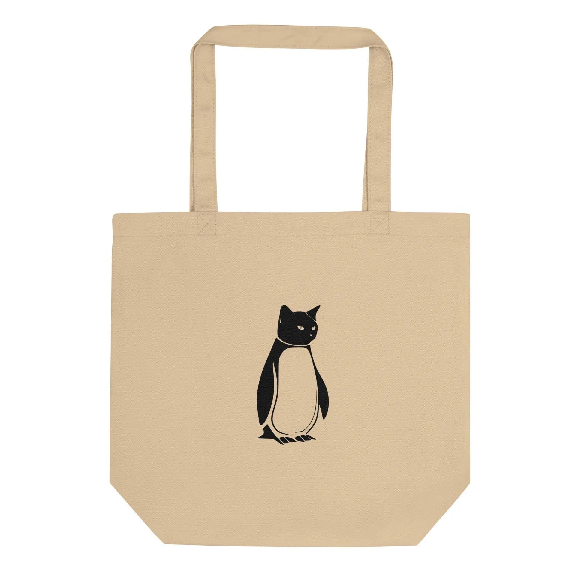 Carry Cuties: Penguin Cat Eco Tote Delight