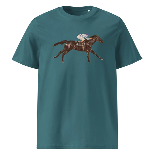 Native Diver Painting - organic ribbed neck t-shirt