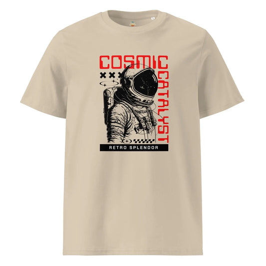 Cosmic Catalyst Astronaut - Unisex organic ribbed neck t-shirt