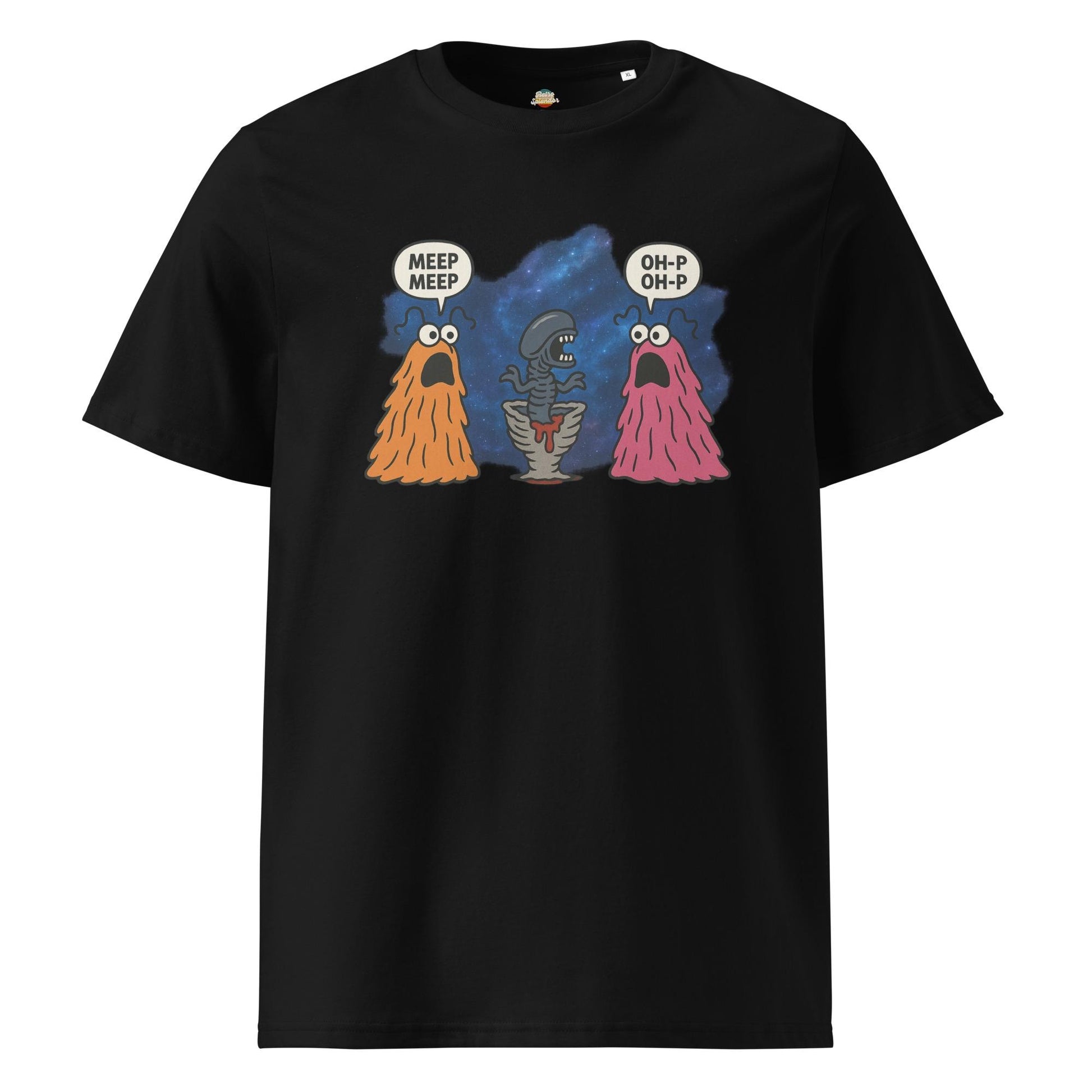 The Martians vs Aliens - Unisex organic ribbed neck t-shirt