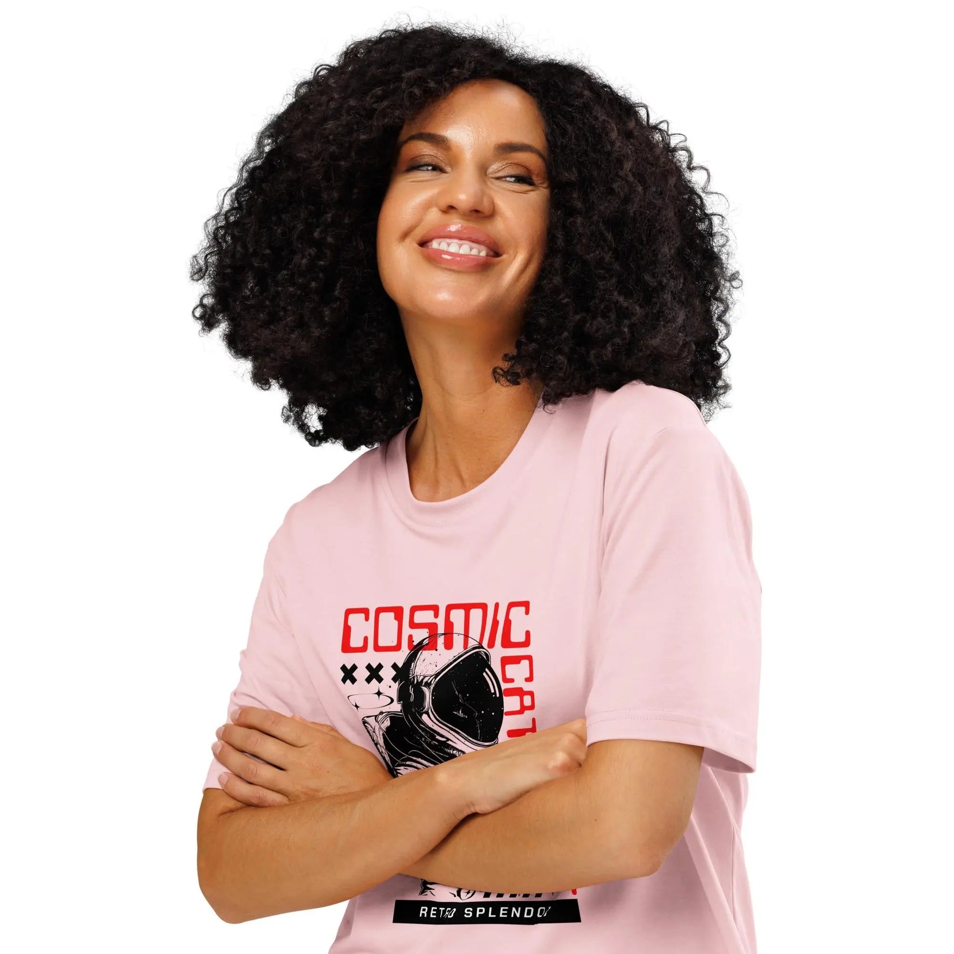 Cosmic Catalyst Astronaut - Unisex organic ribbed neck t-shirt