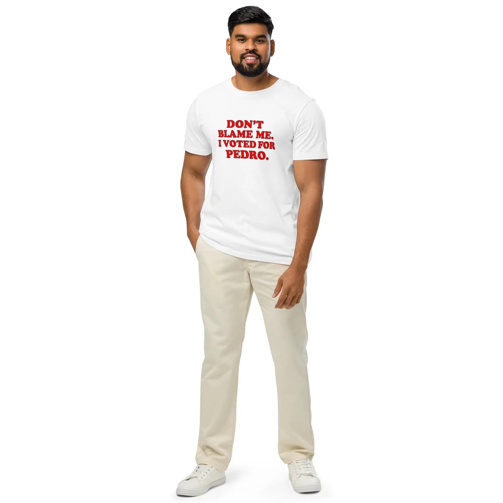 Don&#39;t Blame Me - I Voted For Pedro - Unisex organic mid-light t-shirt