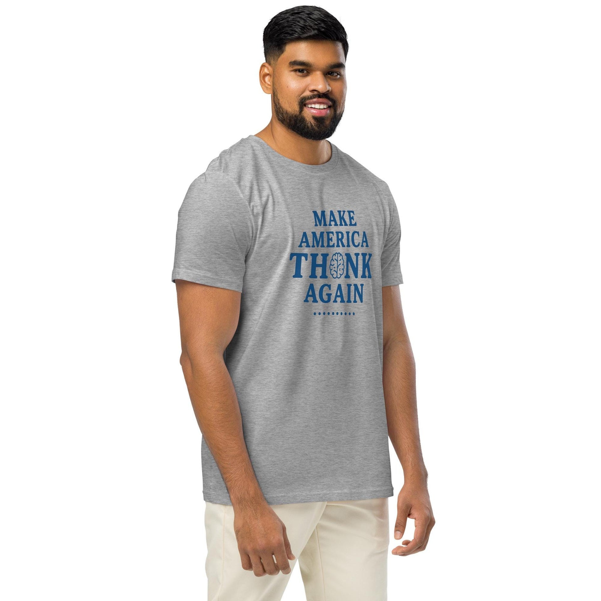 Make America Think Again - Unisex organic mid-light t-shirt