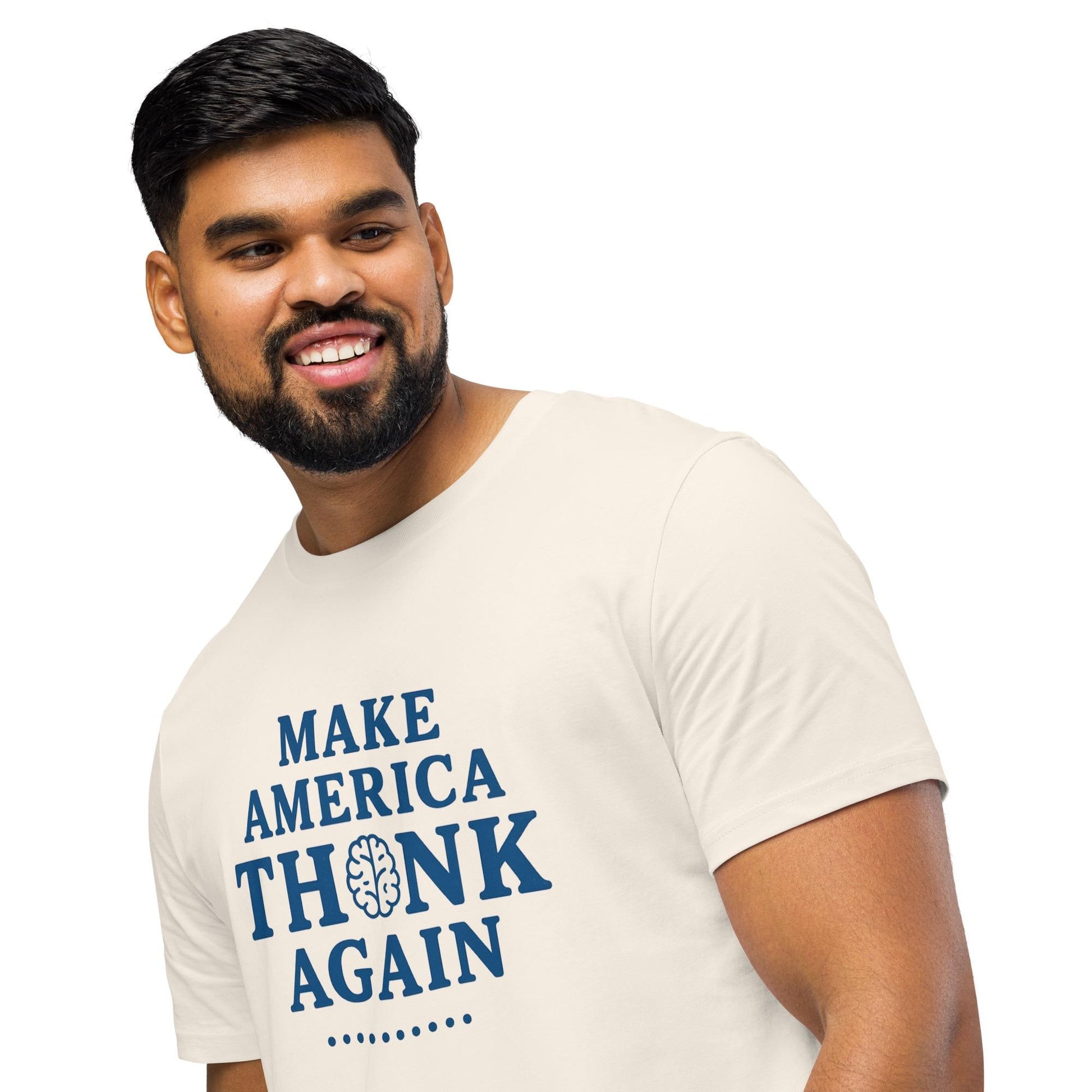 Make America Think Again - Unisex organic mid-light t-shirt