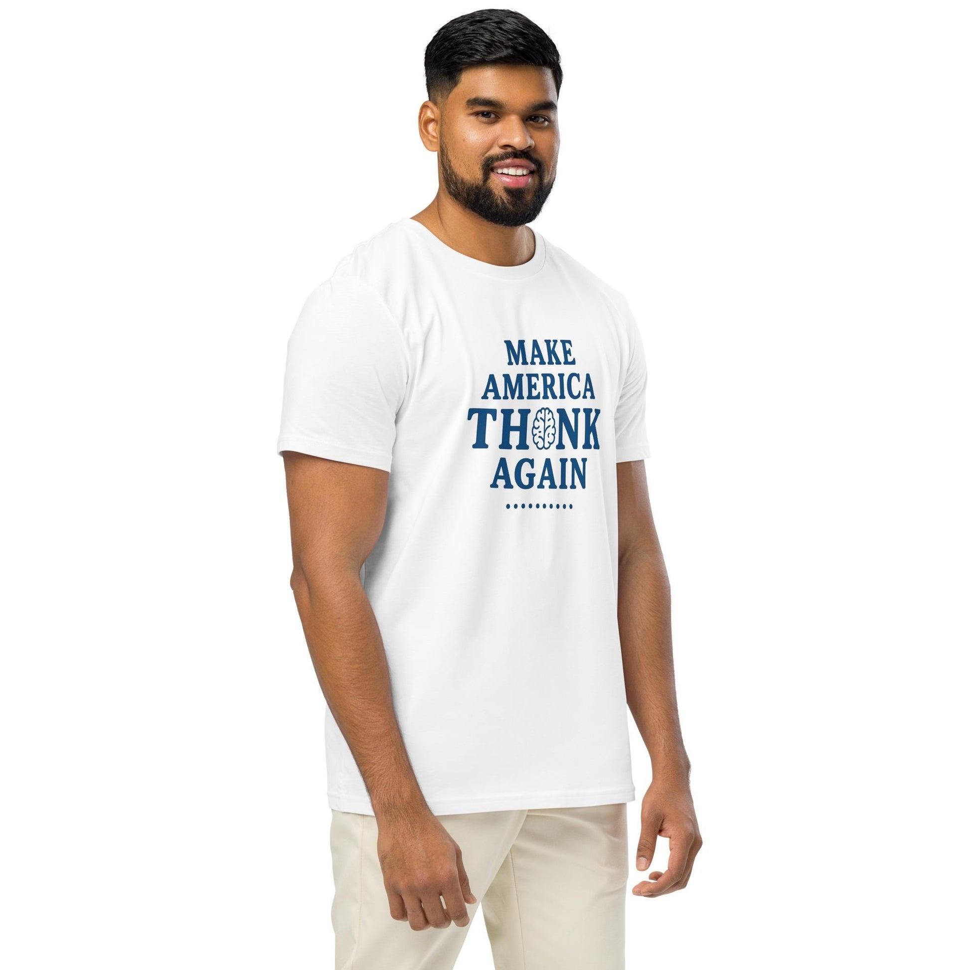 Make America Think Again - Unisex organic mid-light t-shirt