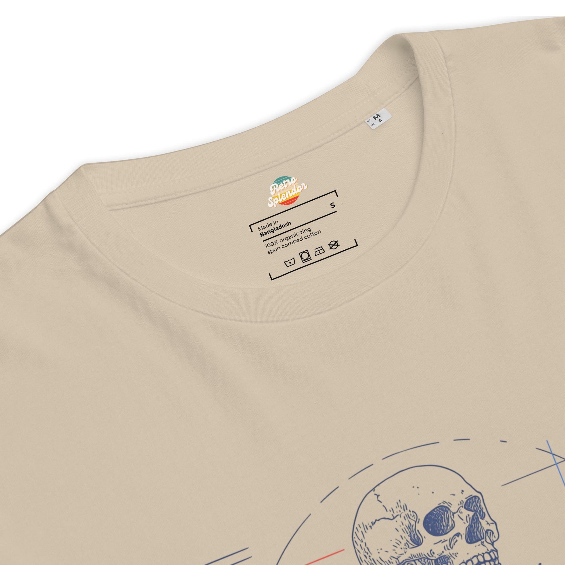 Red Pill Blue Pill Skeleton - Unisex organic ribbed neck t-shirt