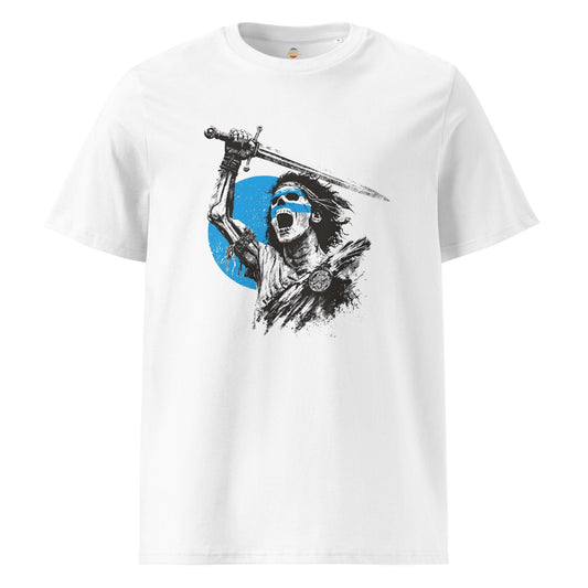 Braveheart Skeleton: William Wallace - Unisex organic ribbed neck t-shirt