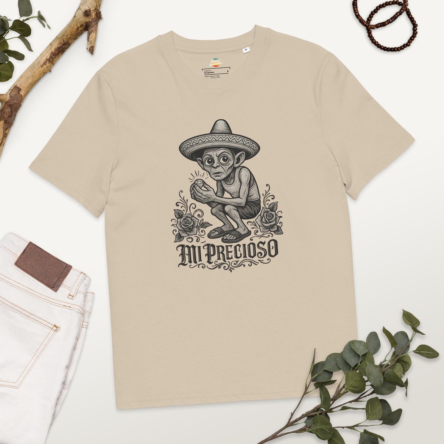 Mi Precioso - Unisex organic ribbed neck t-shirt
