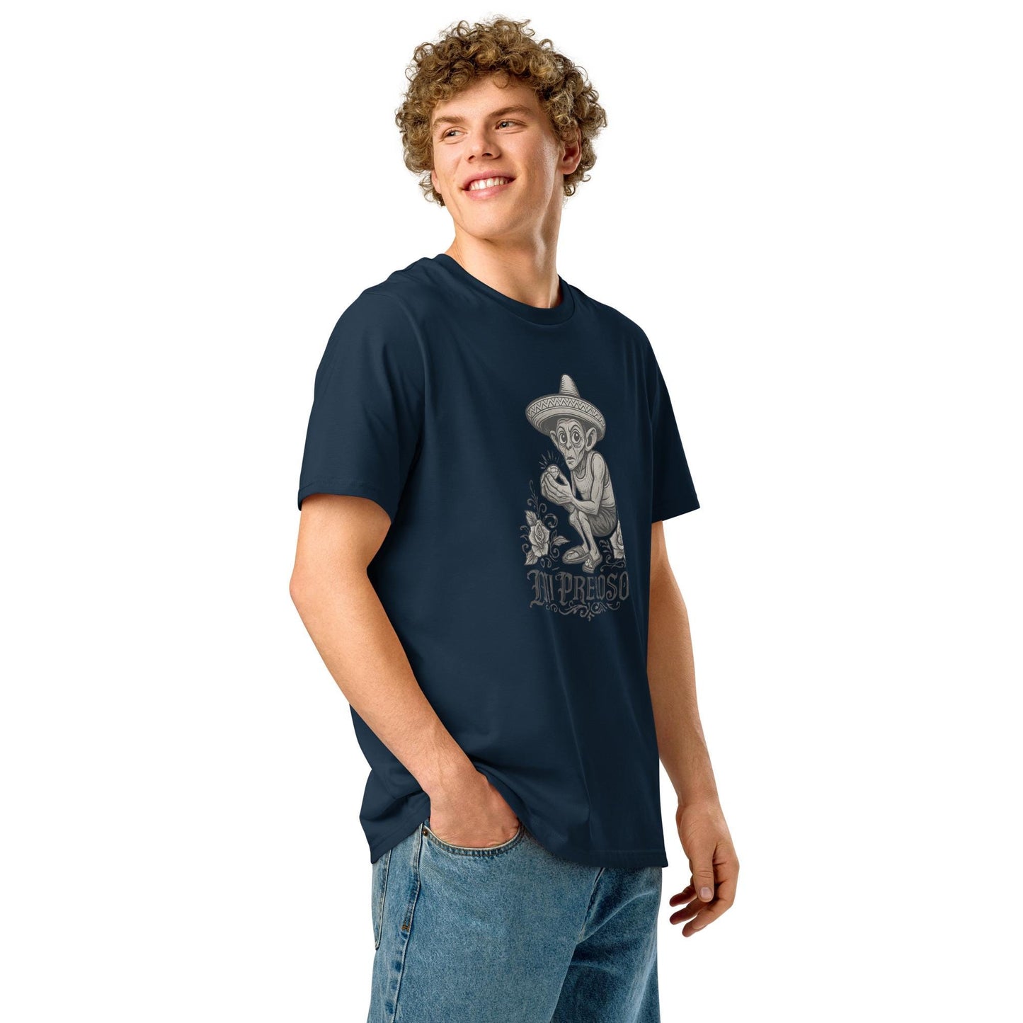 Mi Precioso - Unisex organic ribbed neck t-shirt