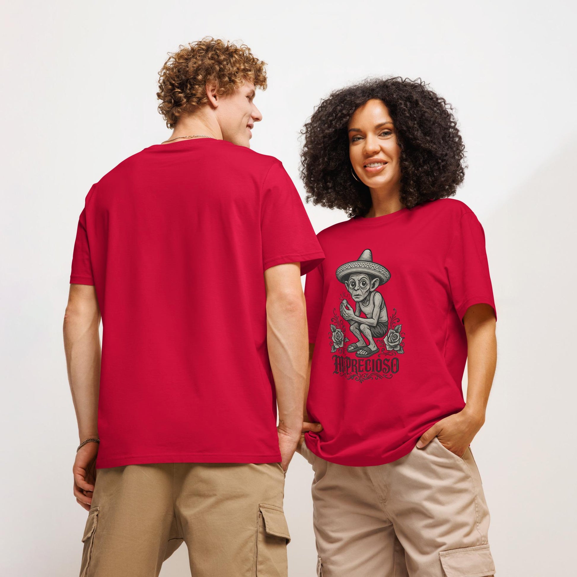 Mi Precioso - Unisex organic ribbed neck t-shirt