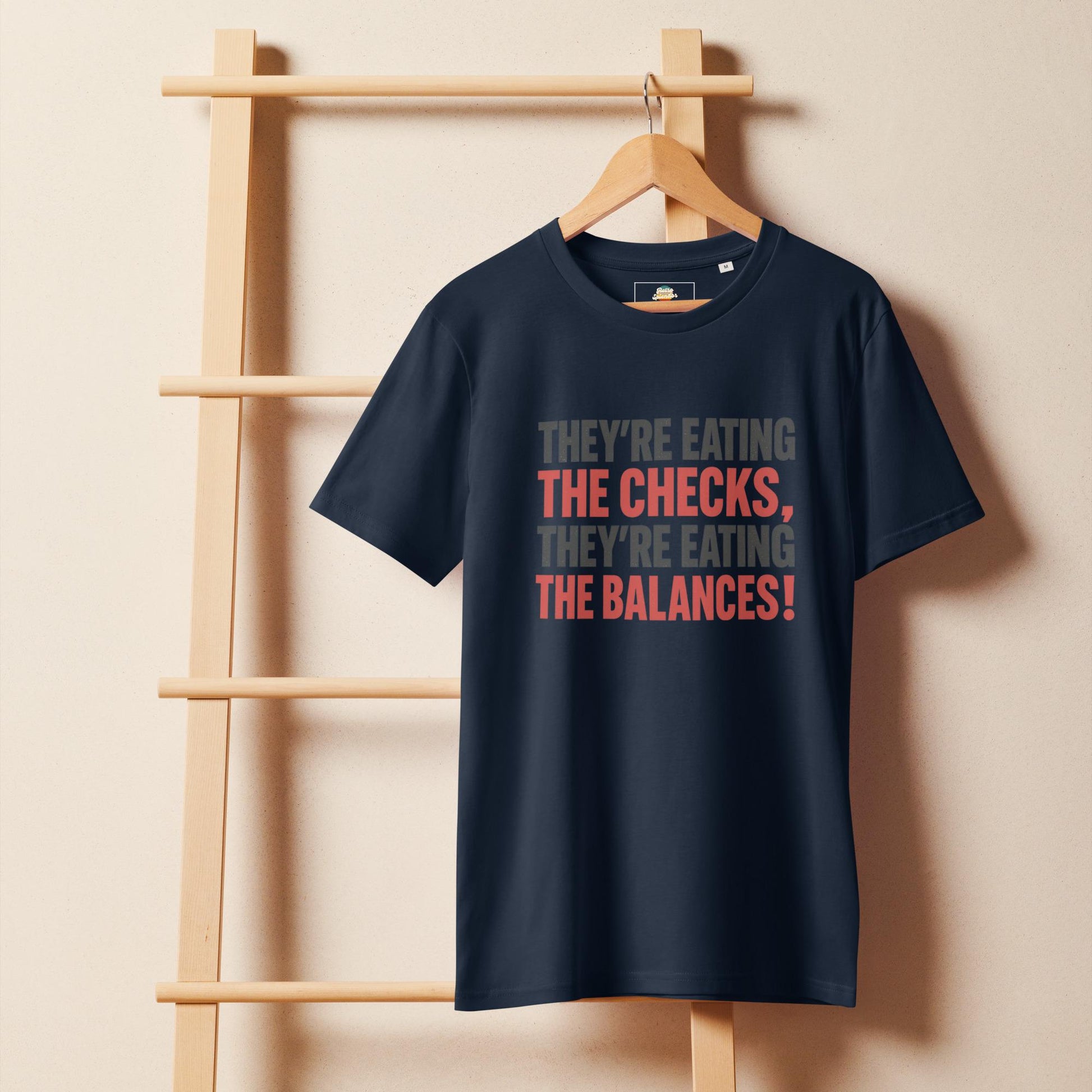 Checks and Balances - Unisex organic mid-light t-shirt