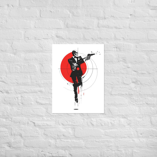 James Bond Skeleton Poster