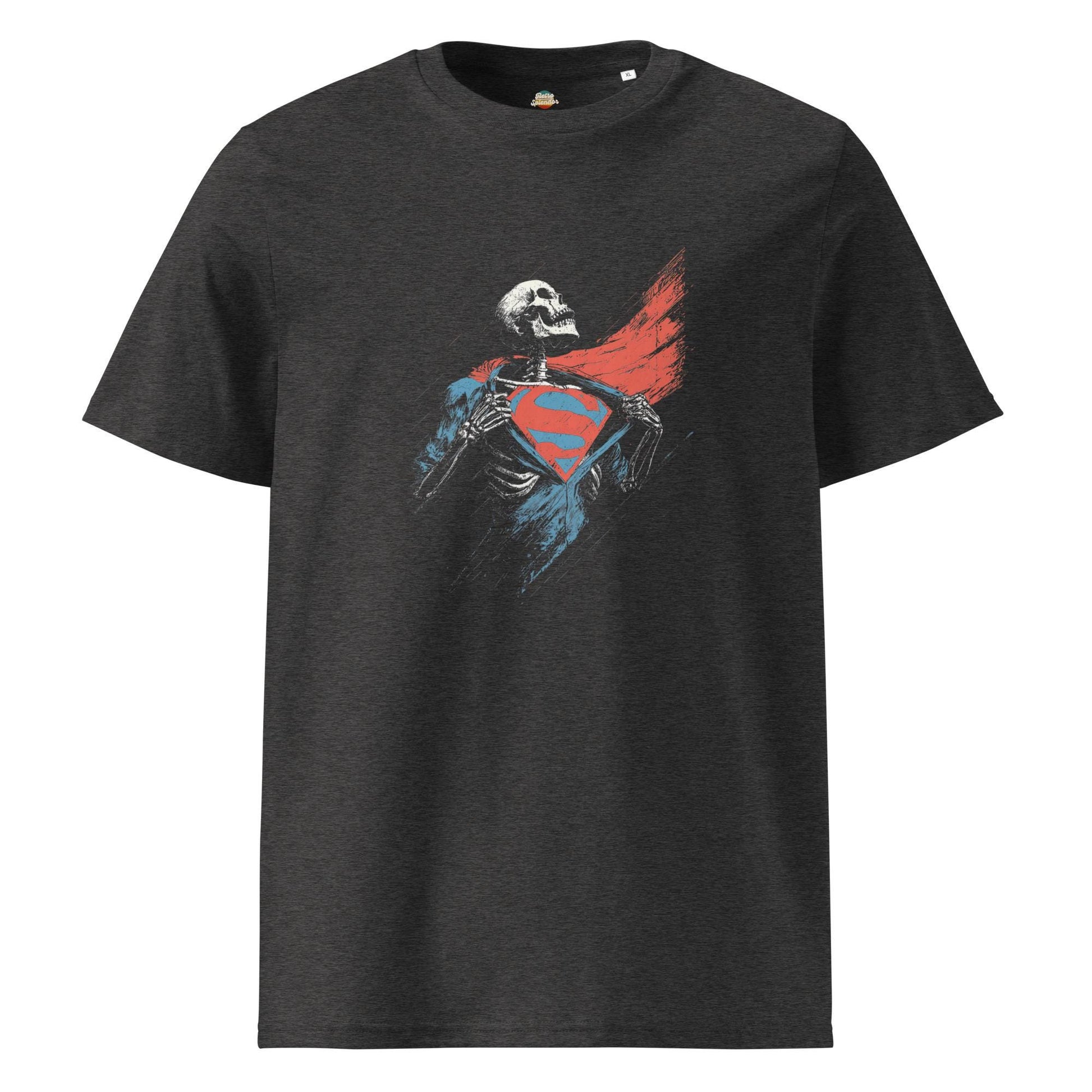 Man of Bones - Superman Inspired Unisex organic ribbed neck t-shirt