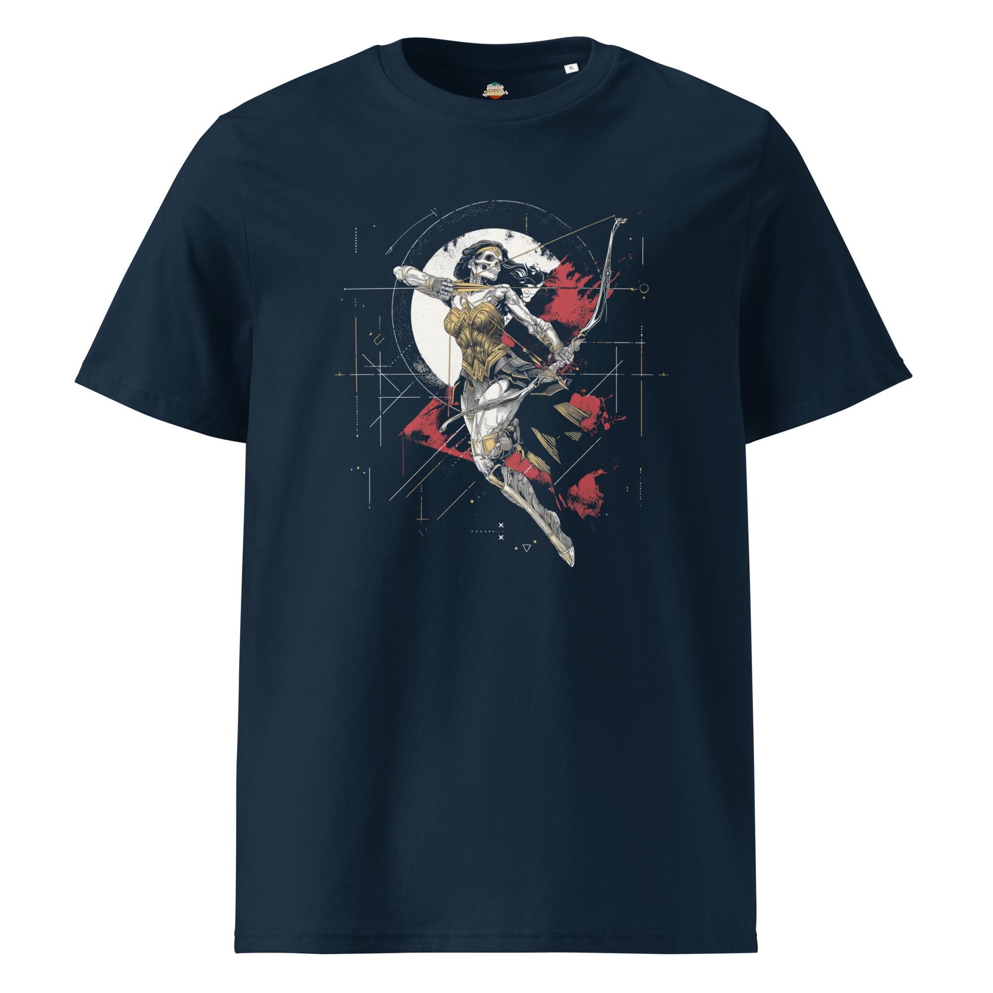 Wonder Woman Inspired - Skeleton Valkyrie Warrior Unisex organic ribbed neck t-shirt
