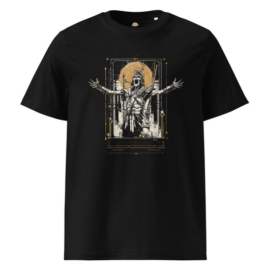 Epic Skeleton Gladiator - Original Graphic Unisex organic ribbed neck t-shirt