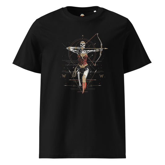 Wonder Woman Inspired - Undead skeleton Valkyrie Warrior Unisex organic ribbed neck t-shirt