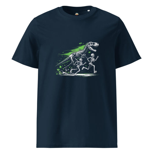 Jurassic Park Skeletons Tee: Unisex Organic Comfort