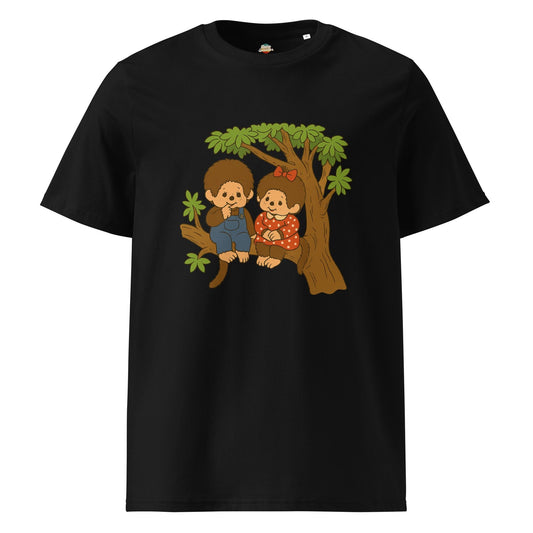 Monchhichis - Unisex organic ribbed neck t-shirt