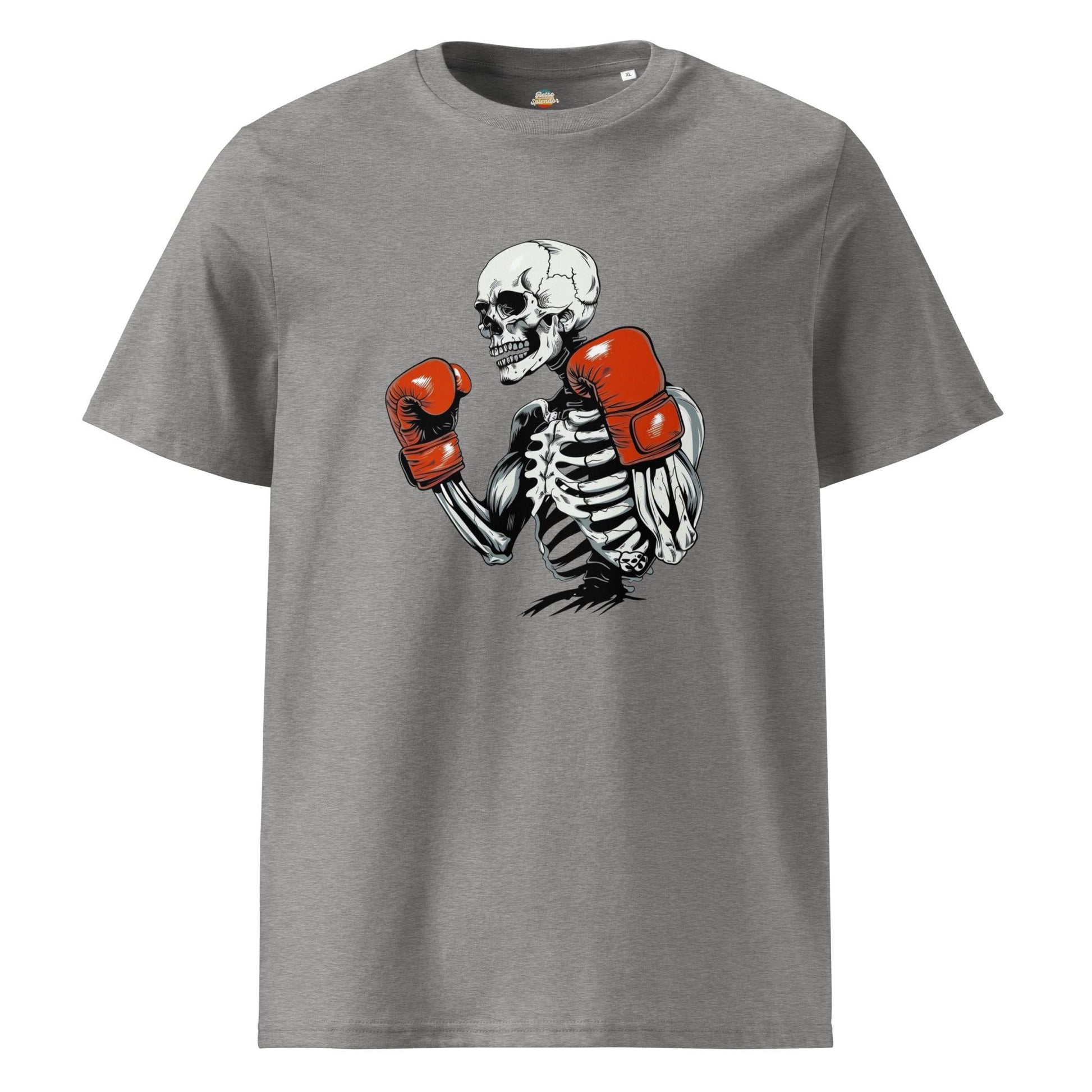 Ring King Skeleton - Halloween Themed Unisex organic ribbed neck t-shirt