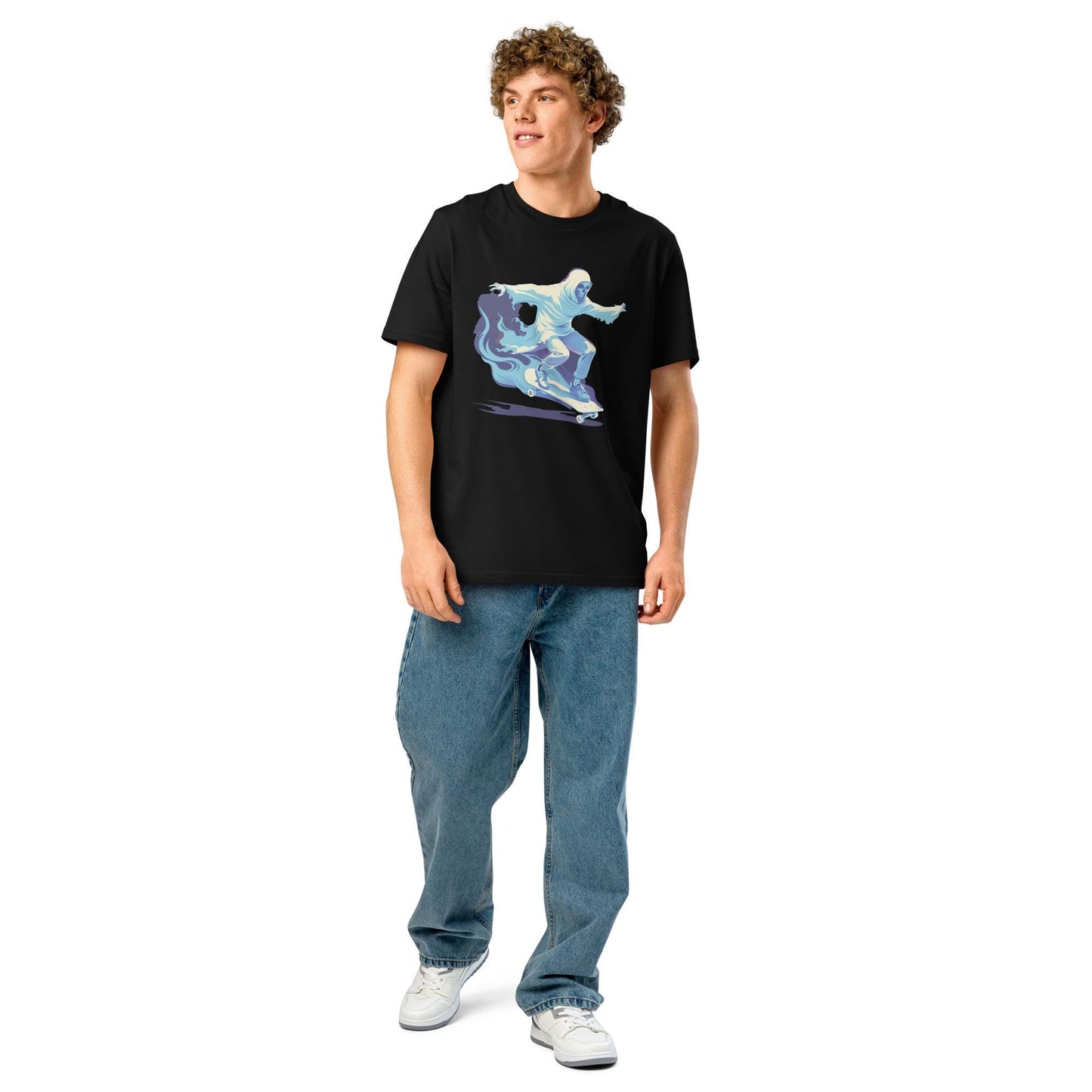 Spectral Skateboarding Shirt – Spooky Graphic Tee