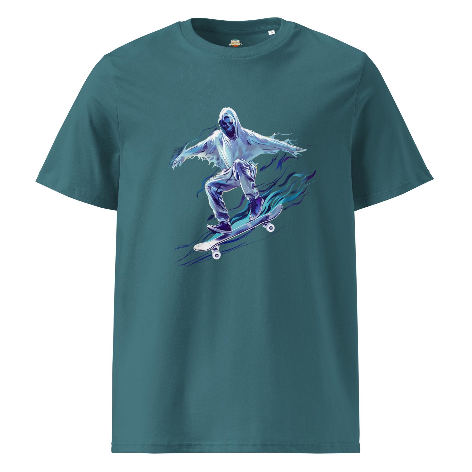 Haunted Skater T-Shirt – Ghost Skateboarding Streetwear